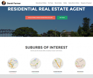 Real Estate Agent website