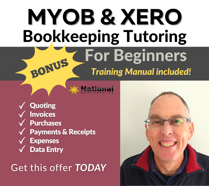 MYOB & Xero Bookkeeping Tutoring For Beginners - Trevor